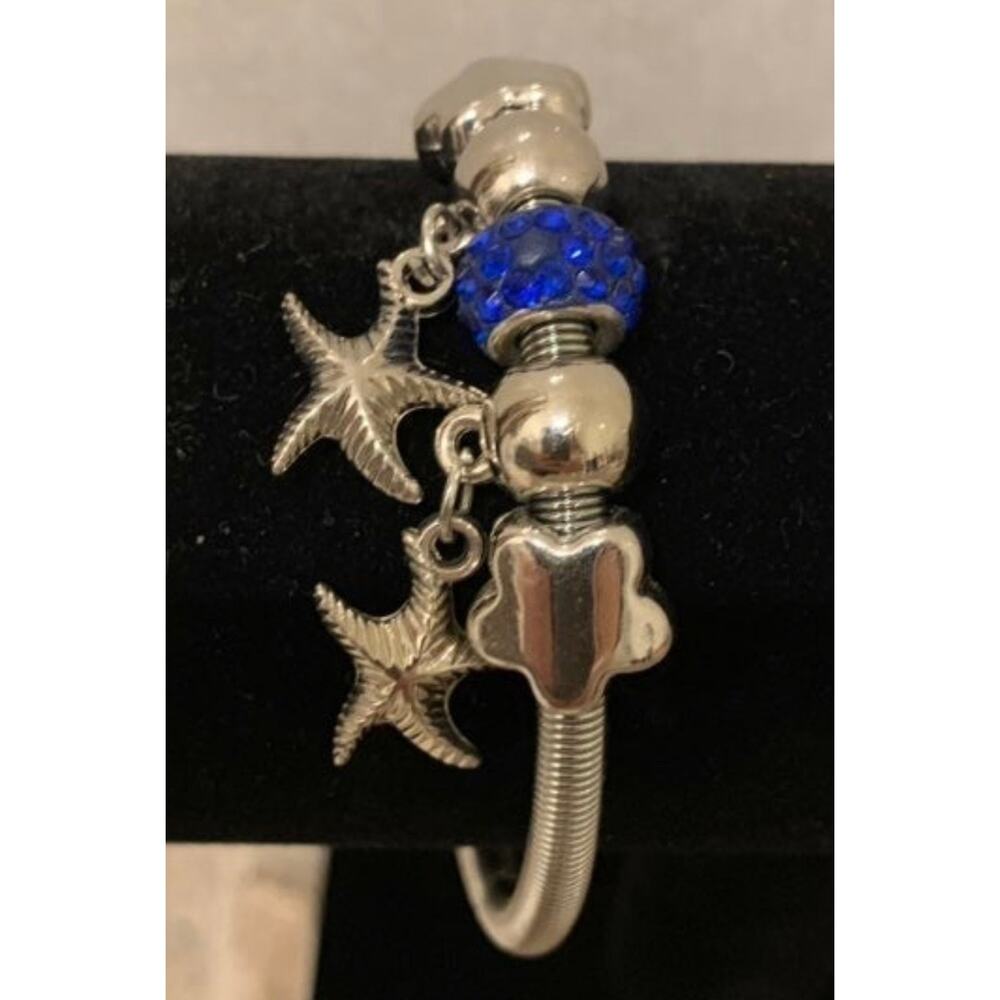 Earth & Space Silver Charms‎  bracelet never use before
